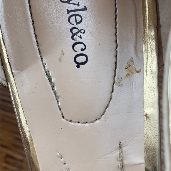 Gold sparkly heels - Picture 8 of 8